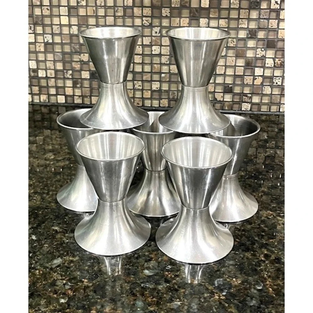VTG 7 Classic Stainless Steel Ice Cream Sundae Paper Holder Solo MFG Chicago